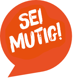 sprechblase-mit-sei-mutig